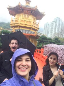 It rained… 