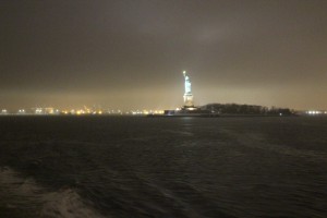 She’s lit up nicely at night! 