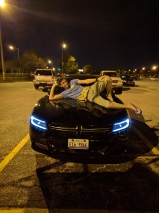 Dodge Charger… With a pretty large bonnet. 