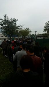 Not even half the queue! 