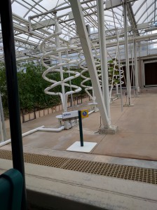 Funky Rotating Lettuce Grower. 